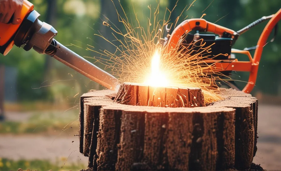 Step 2: Sharpening Stump Grinder Teeth