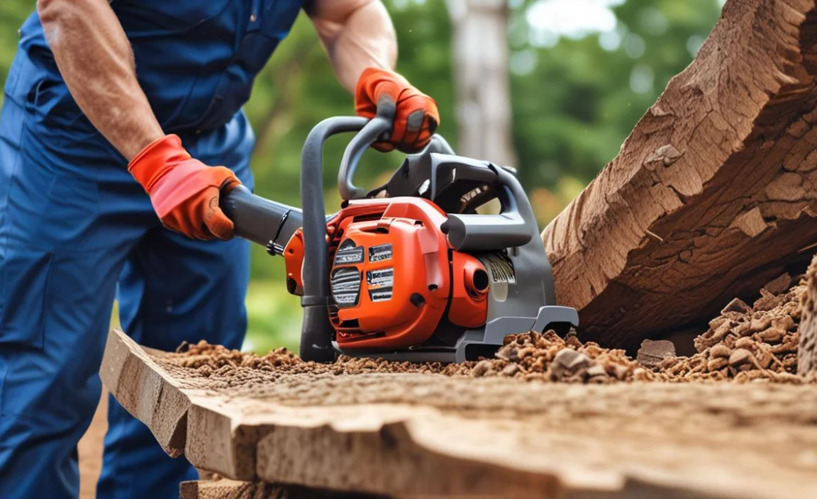 Step 4: Adjusting Stump Grinder Teeth Height