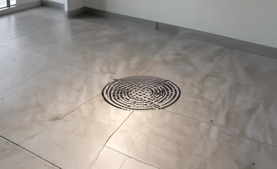 Step 8:Sealing And Finishing The Floor Drain Installation