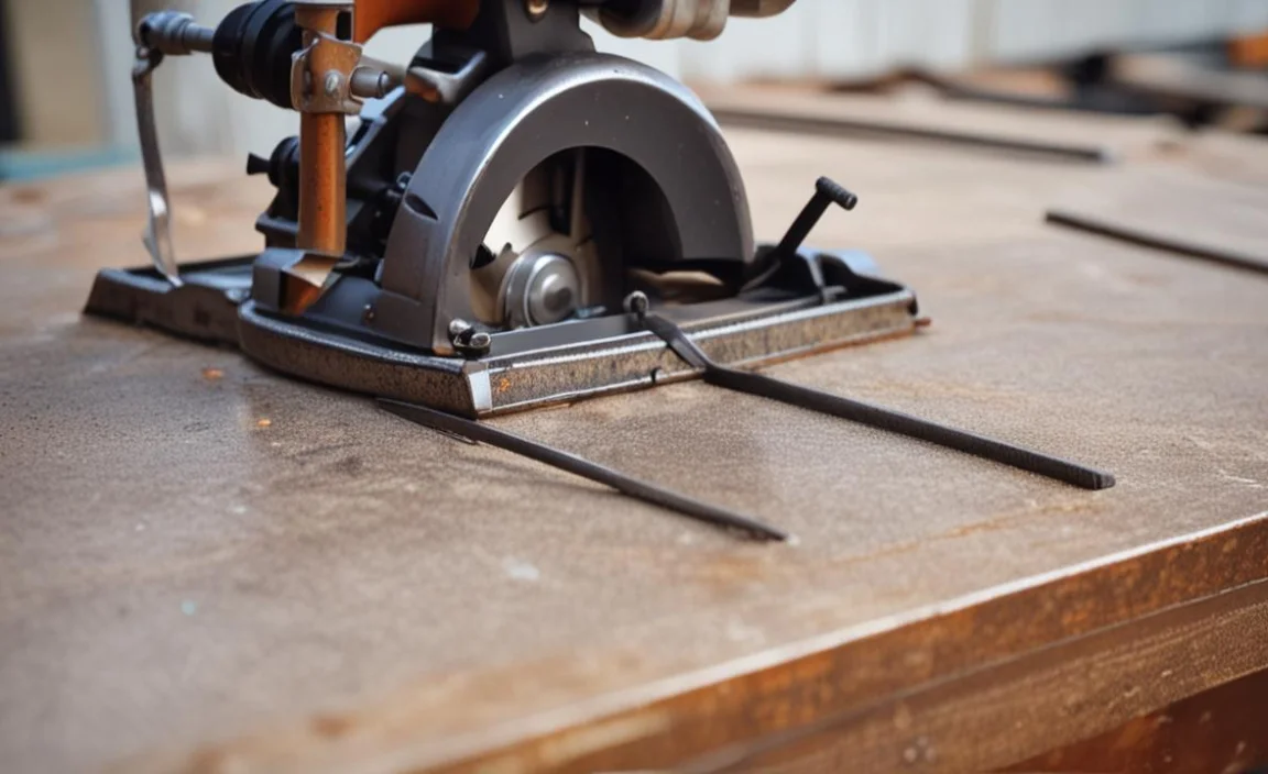 Step-by-Step Process for Cleaning Rust Off Cast Iron Table Saw Top