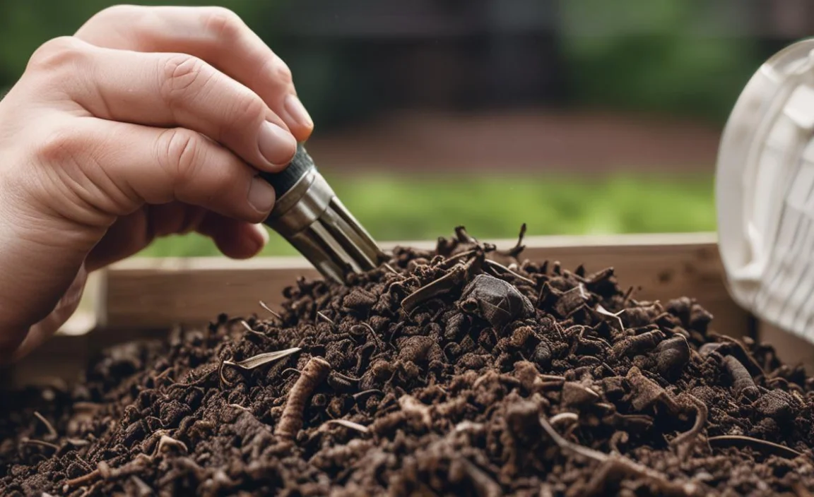 Steps for Applying Compost: