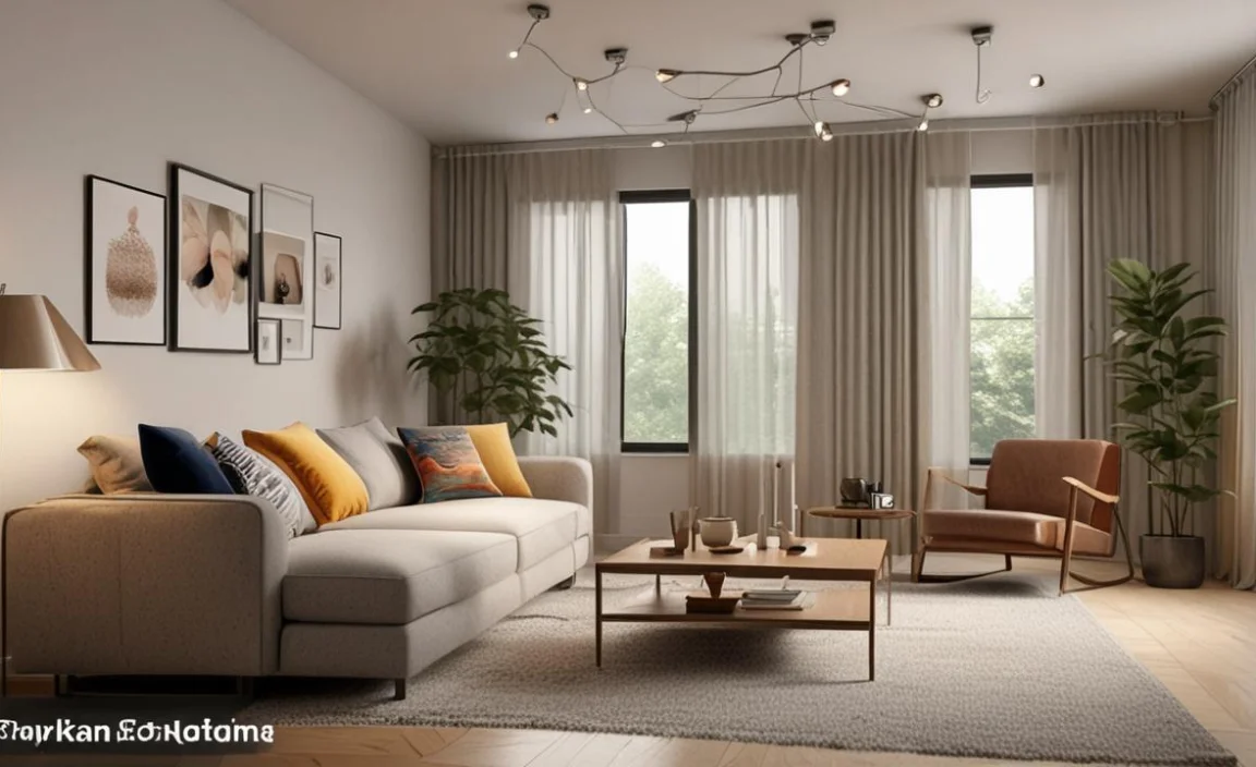 Stylish Track Lighting For Living Room: Elevate Your Space!