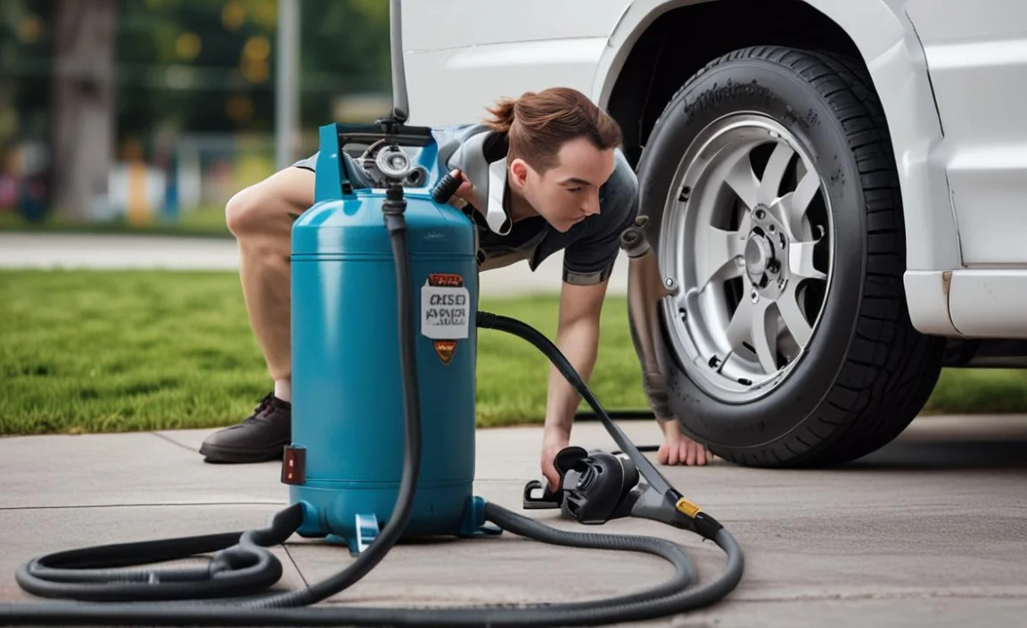 Tips For Using An Air Compressor To Inflate Tires