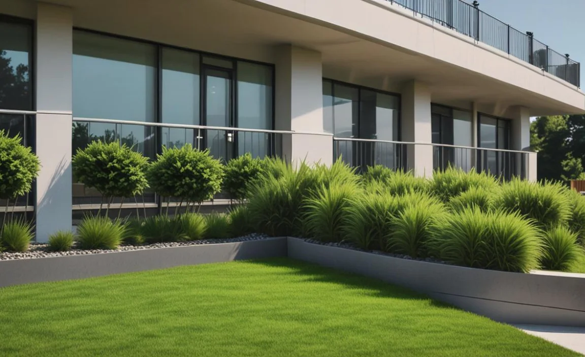 Trim And Maintain The Grass To Keep It Looking Neat And Healthy