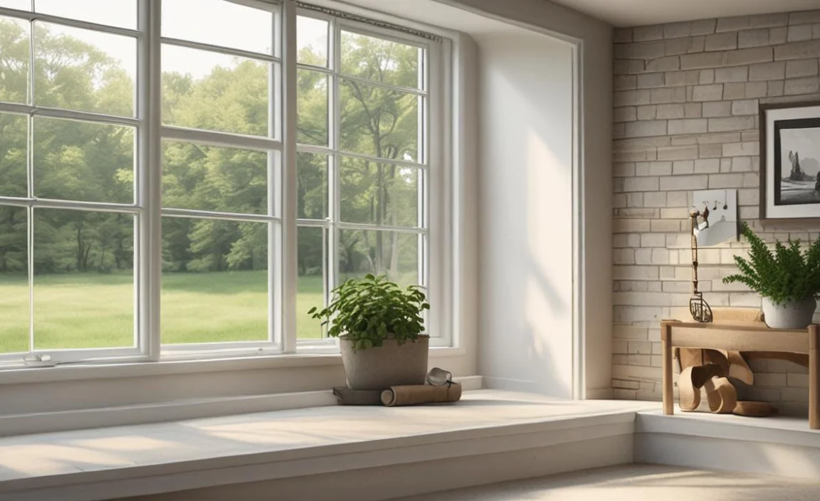 Trim out the window to finish the installation