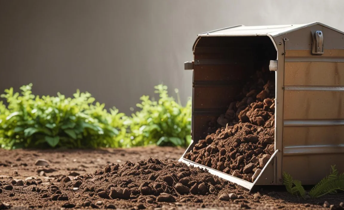 Turning The Compost Pile