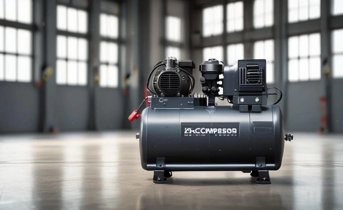 Unpack And Assemble The Air Compressor Components