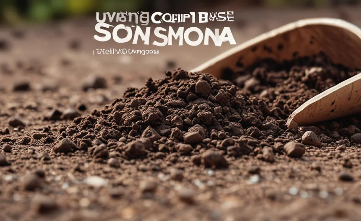 Use compost as a side or top dressing