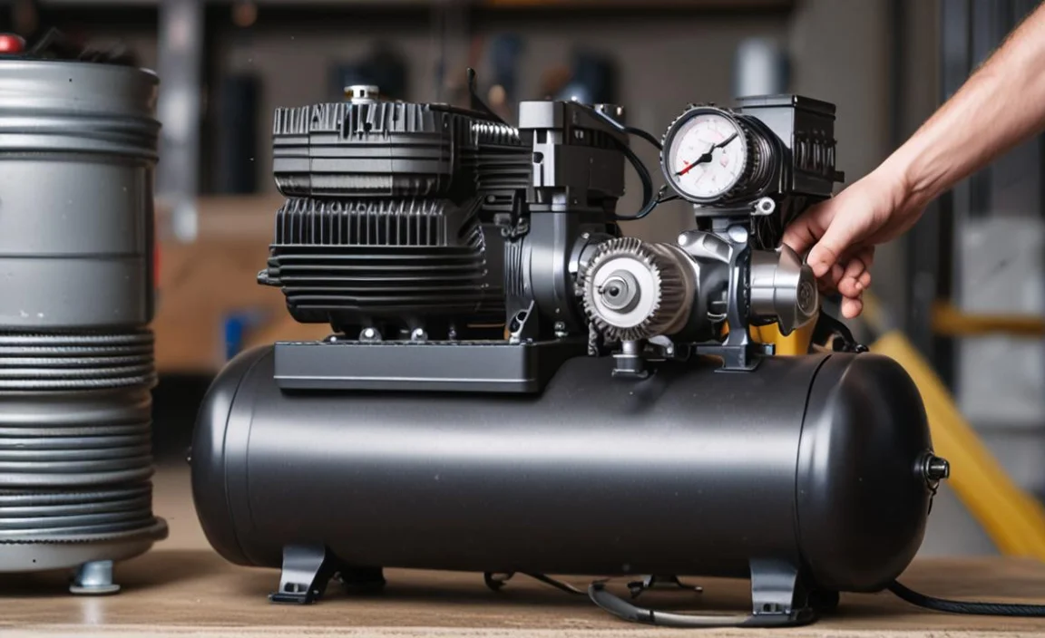 Using An Air Compressor For Sandblasting And Painting