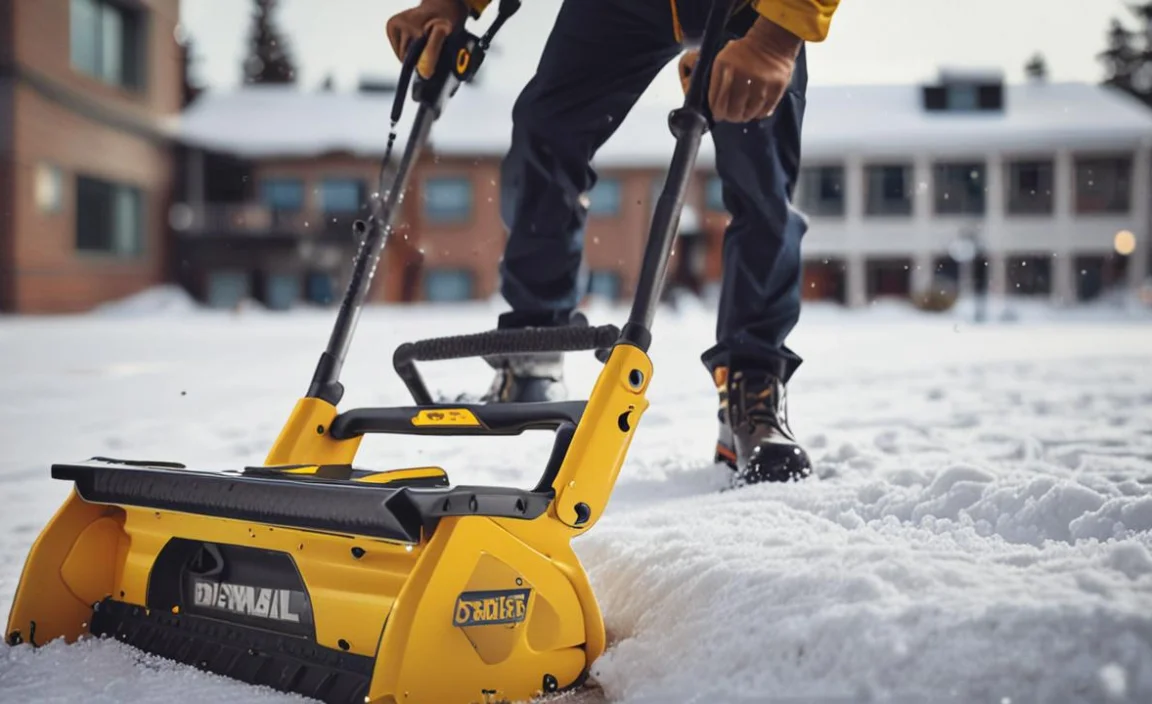 What Is A Dewalt Cordless Snow Shovel?