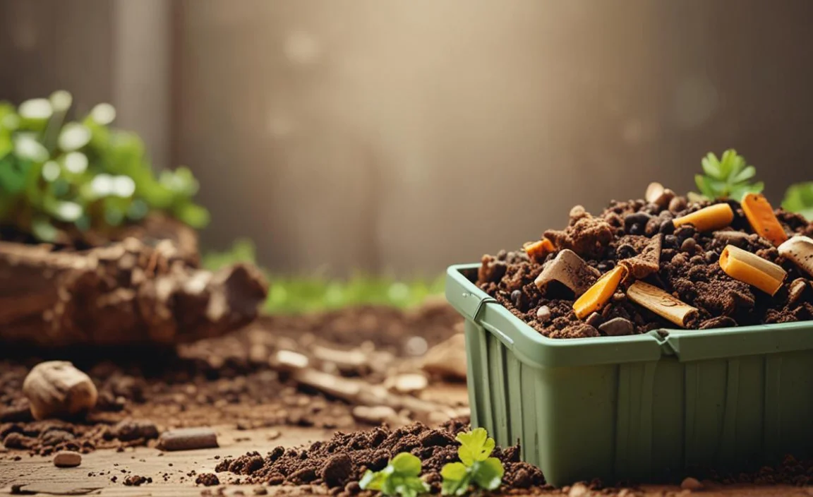 What is the easiest way to start composting with kids?