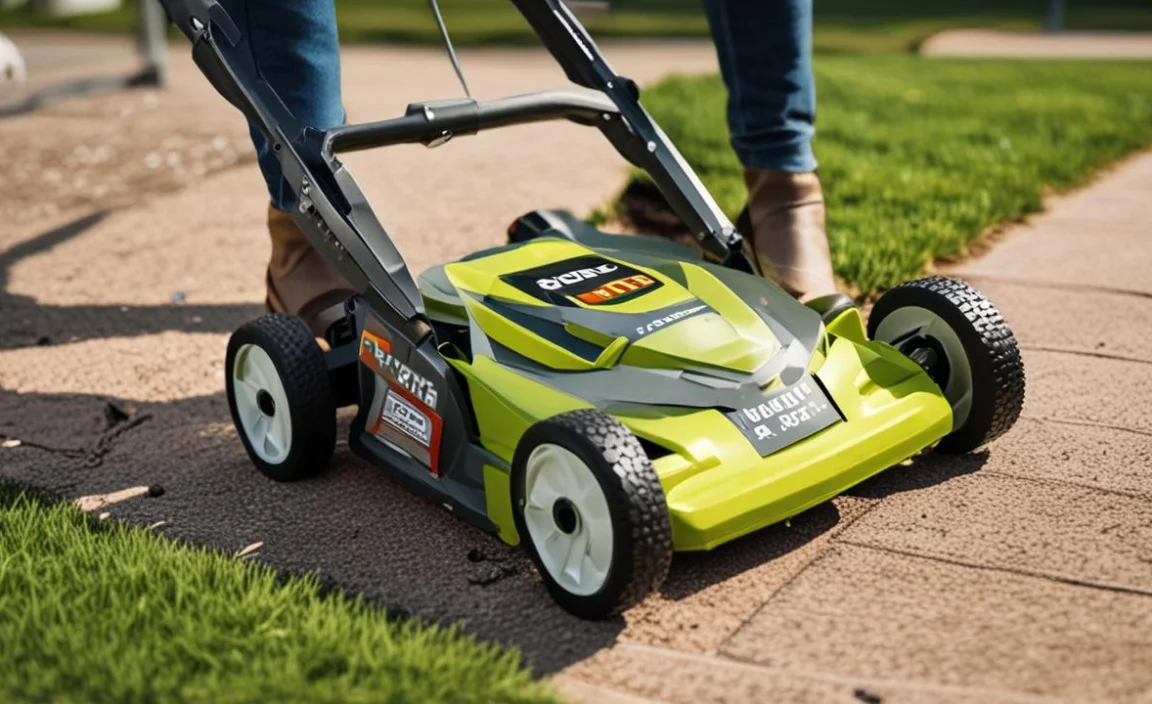 What Is The Ryobi 40v Lawn Mower Blade?