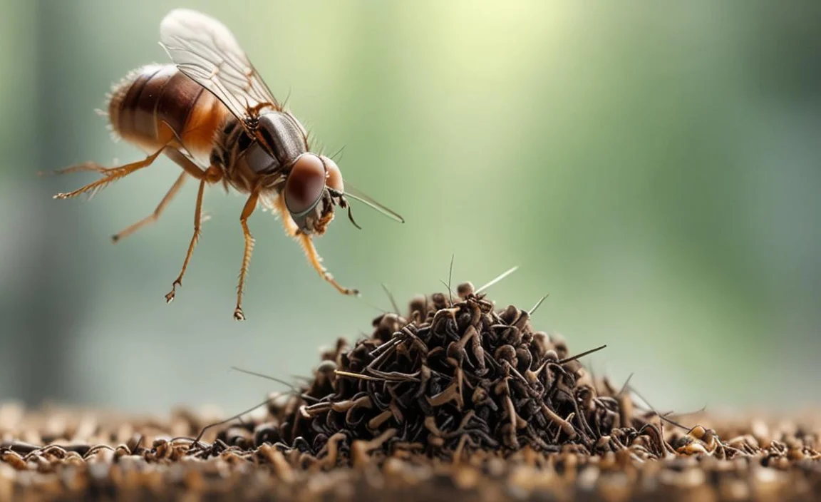 What’s the difference between fungus gnats and fruit flies in a worm bin?