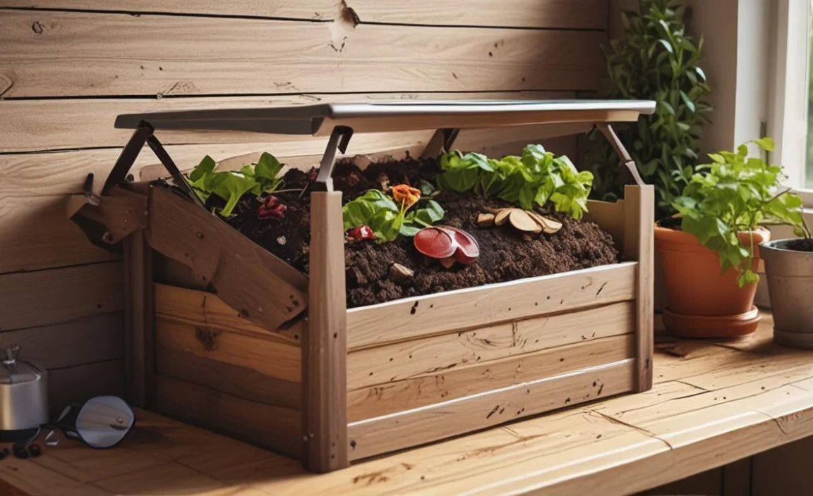 Wire Fence Compost Bins
